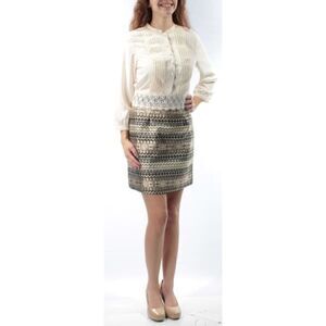 Kensie Ivory (MSRP $119) Above The Knee XL A-Line Party Dress (D1)